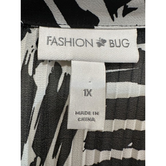 Fashion Bug Womans Top Size XL Y2K Animal Print Fairy Witchy Grunge office work - Picture 4 of 12